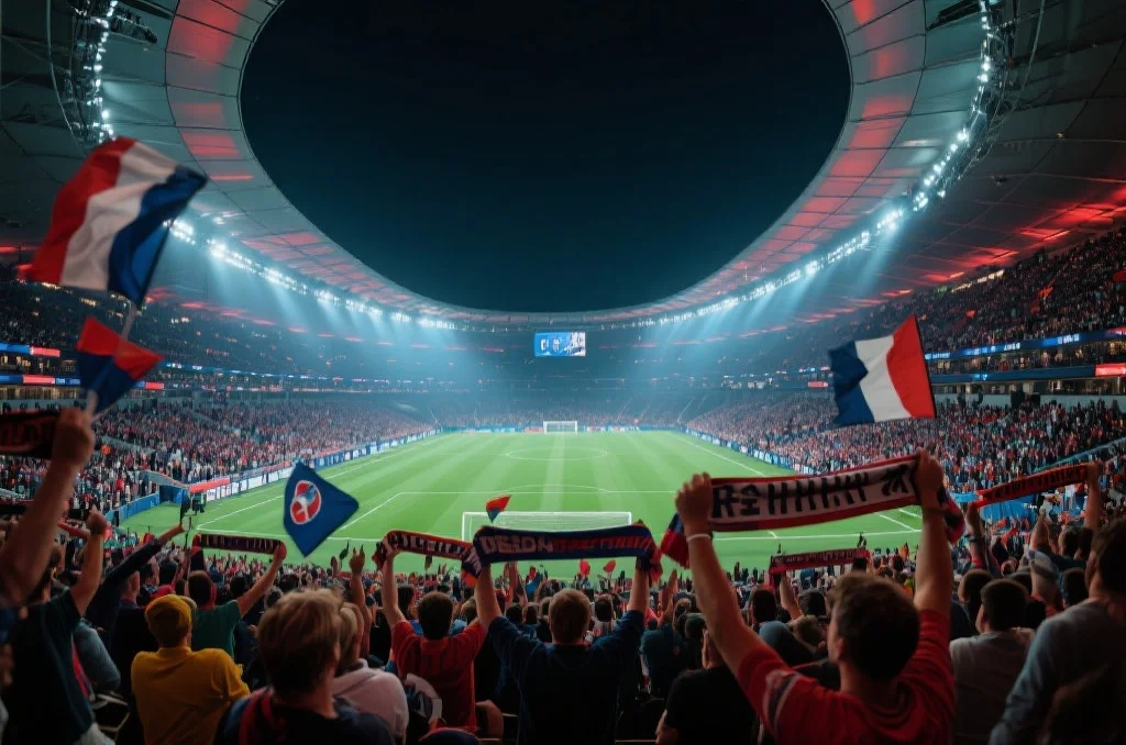 现代英超比赛现场的全球球迷热情